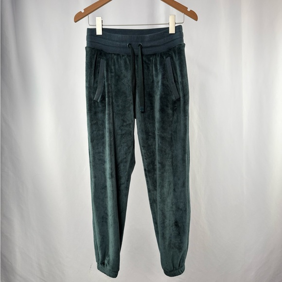 Athleta Cozy Karma Recover Jogger in BlackEmerald Green Size Extra Small - Picture 3 of 7